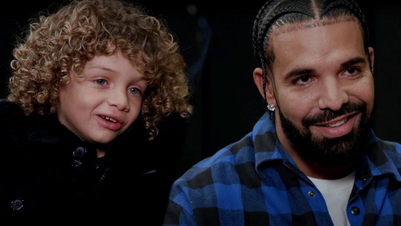 Drake und sein Sohn Adonis sind zu sehen