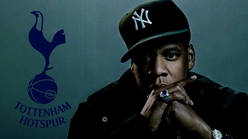 Collage Jay-Z und Tottenham Hotspur