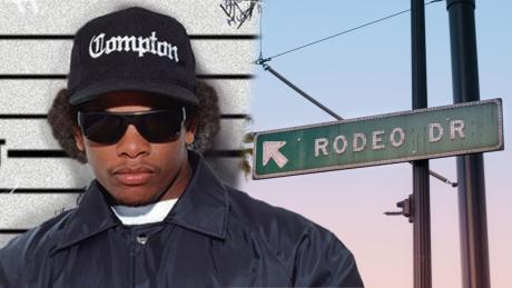 Collage Eazy-E & Rodeo Dr