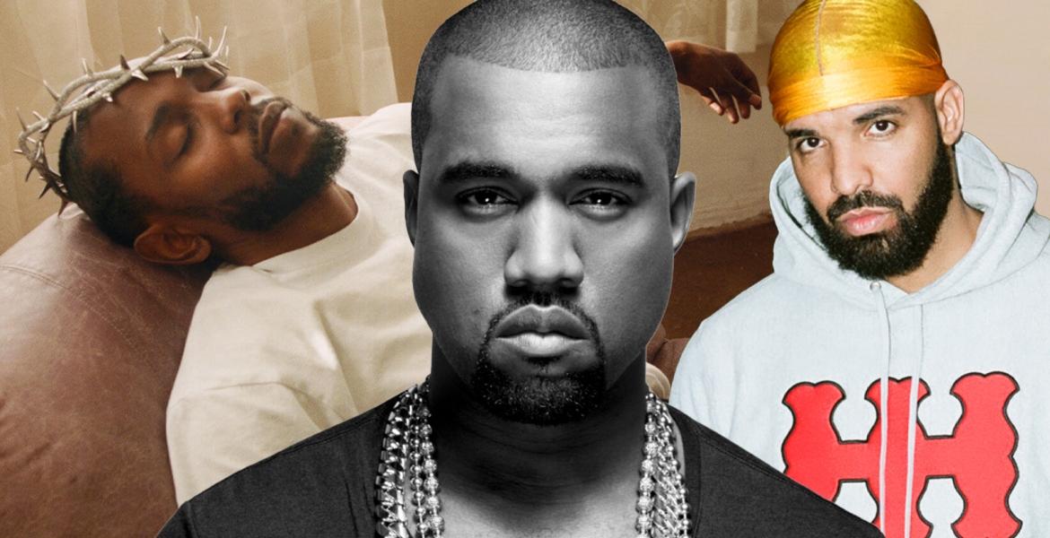Kendrick Lamar, Kanye West & Drake