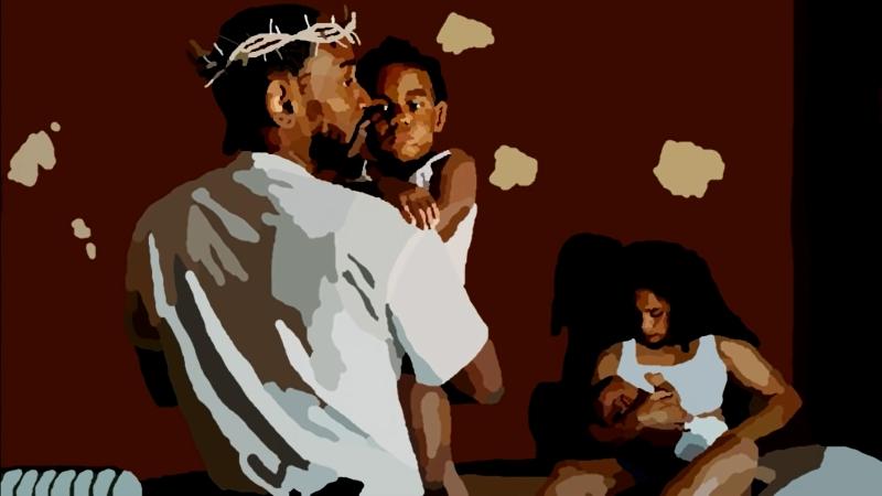 Cover zu Kendrick Lamars "Mr. Morale & The Big Steppers" im Comic-Look