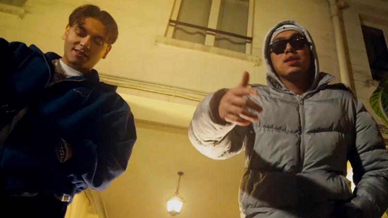 Beyazz und J2LASTEU rapper in Paris