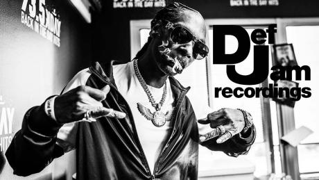 Snoop Dogg und das Def Jam-Logo