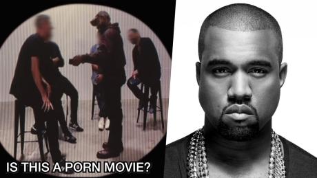 Screenshot aus dem "Last Week" Video und Pressebild von Kanye West