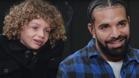 Drake und sein Sohn Adonis sind zu sehen