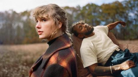 Collage Taylor Swift und Kendrick Lamar