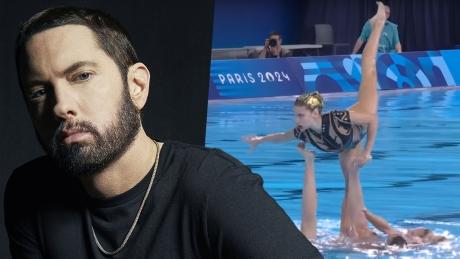 Eminem & das spanische Team der Synchronschwimmerinnen