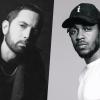 Eminem & Kendrick Lamar in Schwarzweiß