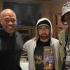 Dr. Dre, Eminem & Snoop Dogg in einem Tonstudio