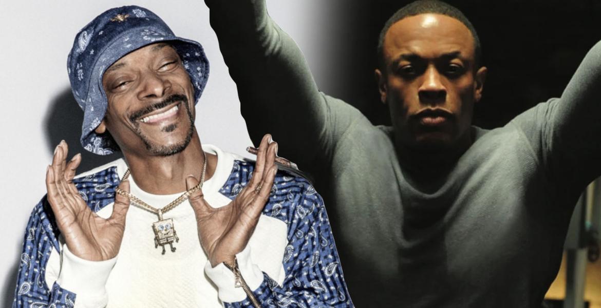 Collage von Snoop Dogg und Dr. Dre