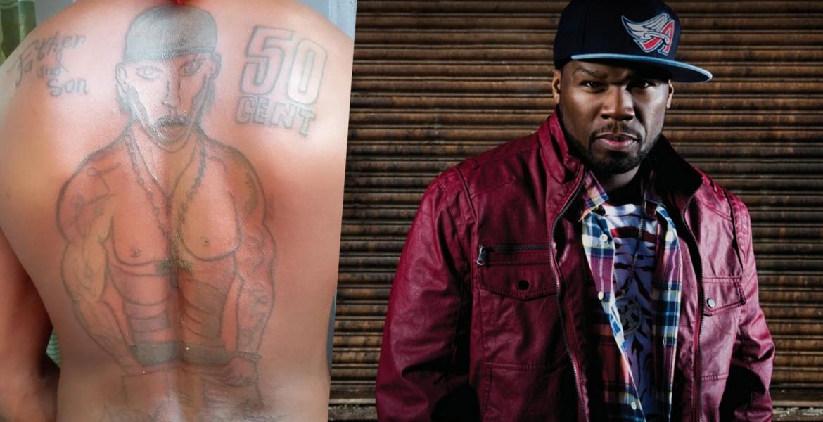 Tattoo von 50 Cent und 50 Cent