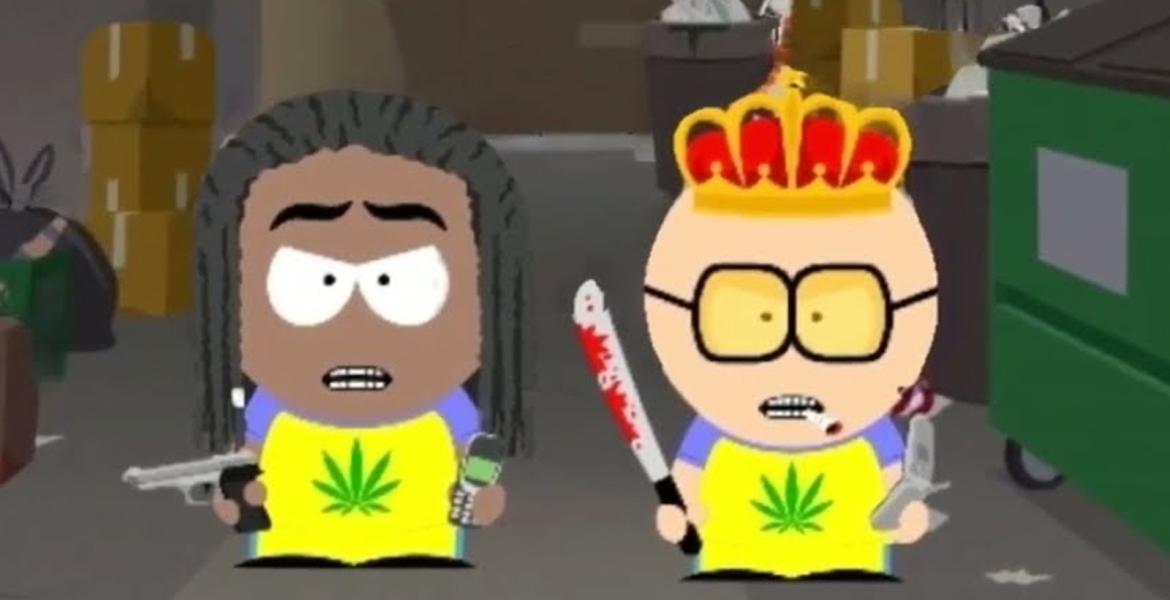 King Keil & Xzibit als South Park-Figuren