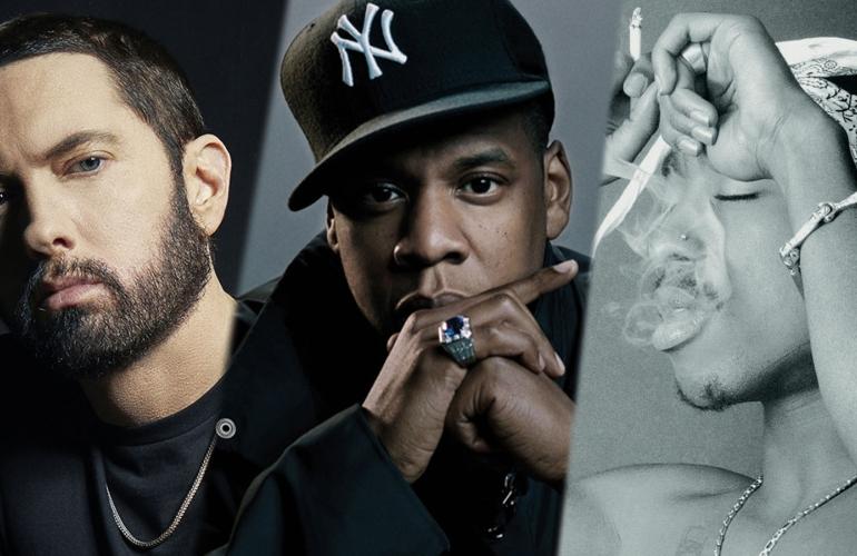Eminem, Jay-Z und 2Pac