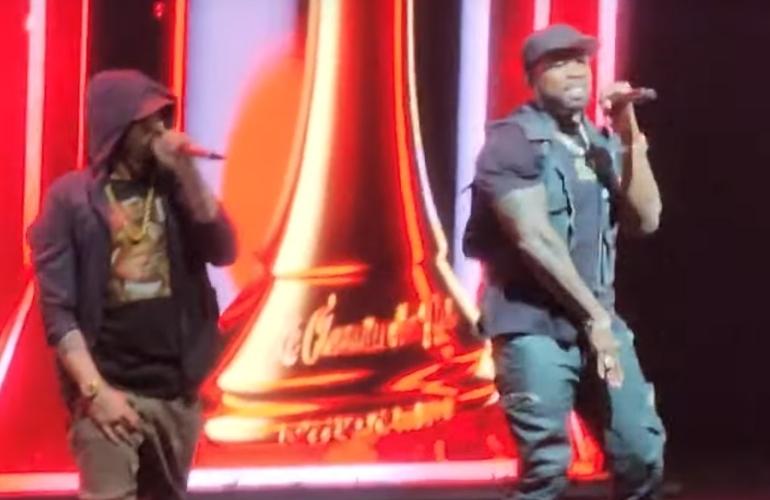 50 Cent und Eminem gemeinsam auf der Bühne 