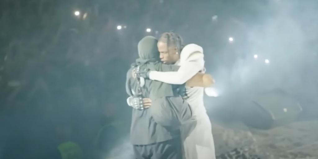 "Utopia"Konzert Travis Scott holt Kanye West auf die Bühne